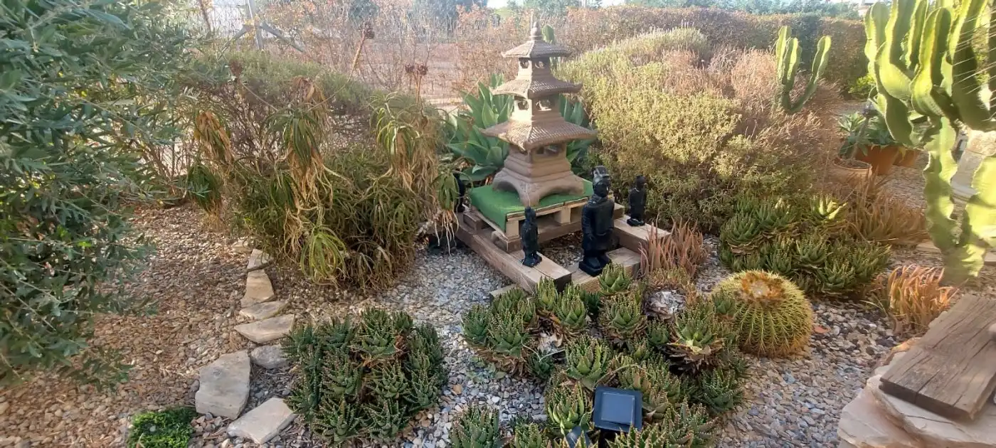 Jardí de Finca rústica en venda en Fuente Álamo de Murcia amb Aire condicionat, Calefacció i Jardí privat