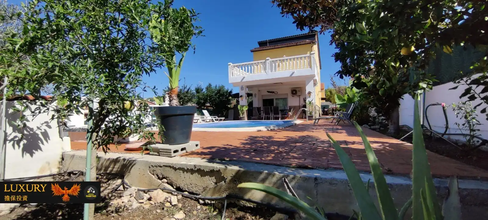 Jardín de Casa o chalet en venta en Cunit con Aire acondicionado, Calefacción y Jardín privado