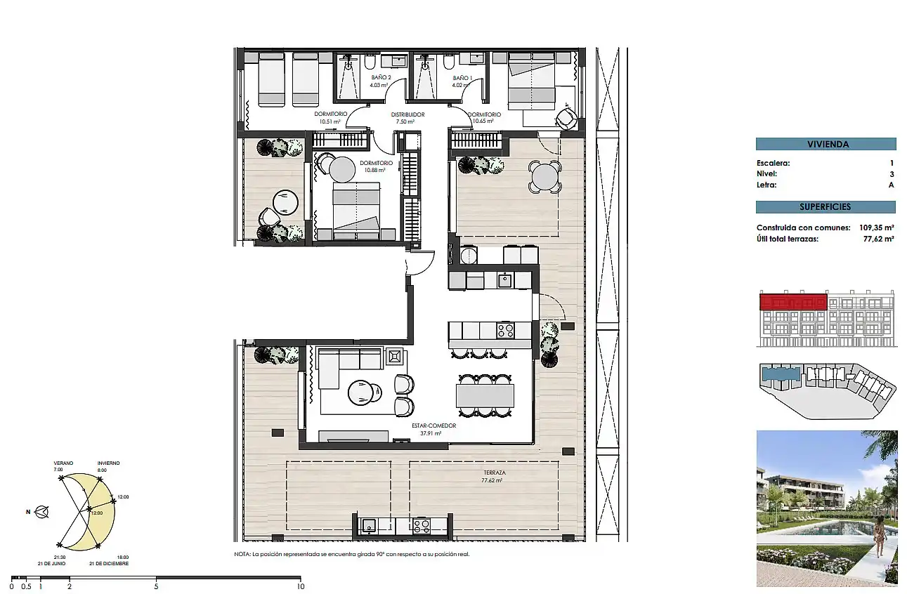Appartement compact avec terrasse à vendre à Mar Menor Golf, imagen 33
