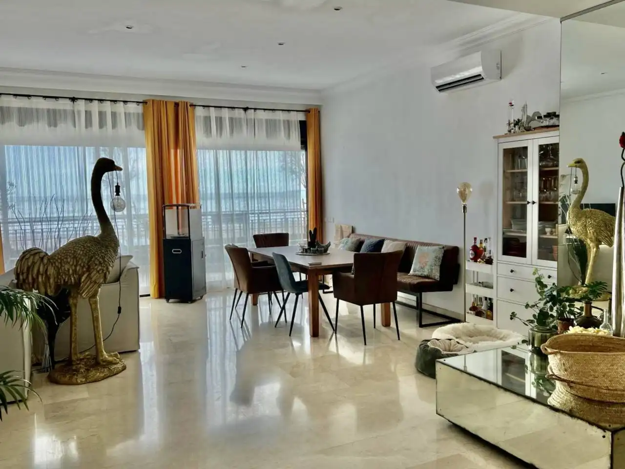 Comedor de Piso de alquiler en  Palma de Mallorca con Aire acondicionado, Calefacción y Terraza