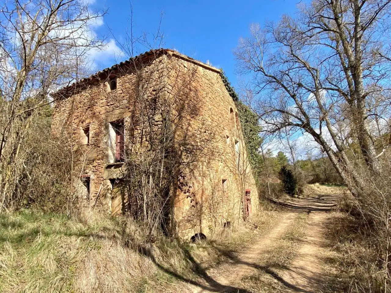 Vista exterior de Finca rústica en venta en La Baronia de Rialb con Jardín privado
