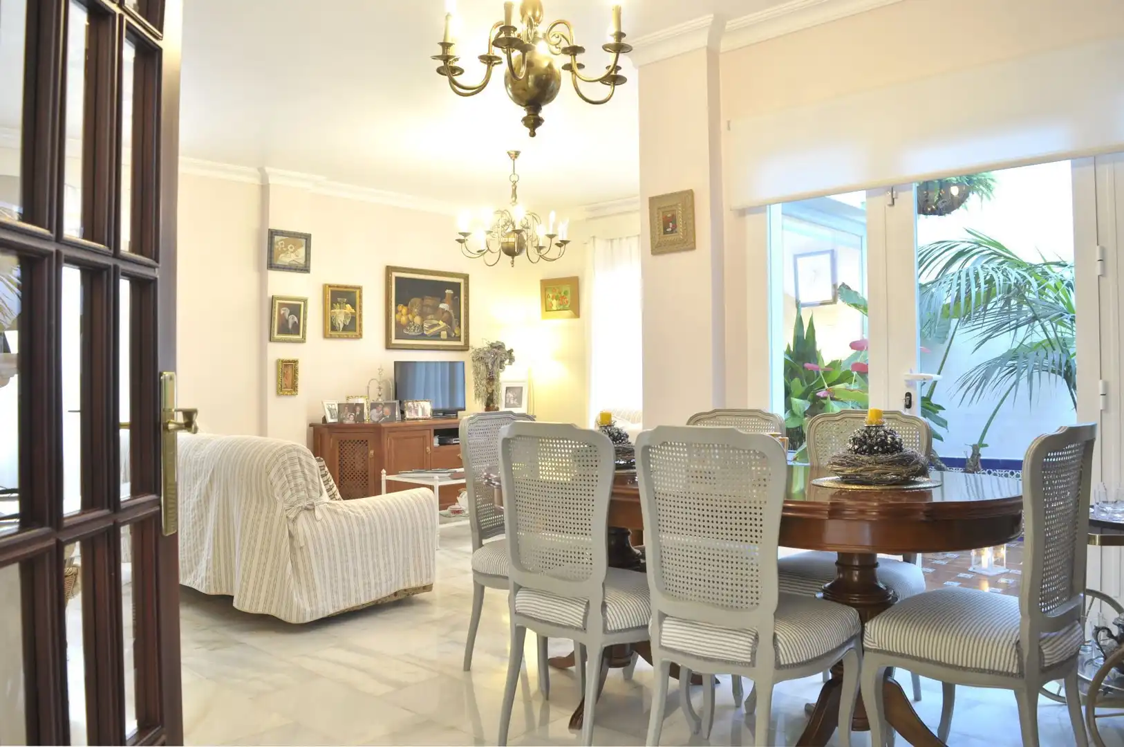 Dining room of Houses for sale in Jerez de la Frontera  with Air Conditioner, Heating and Private garden