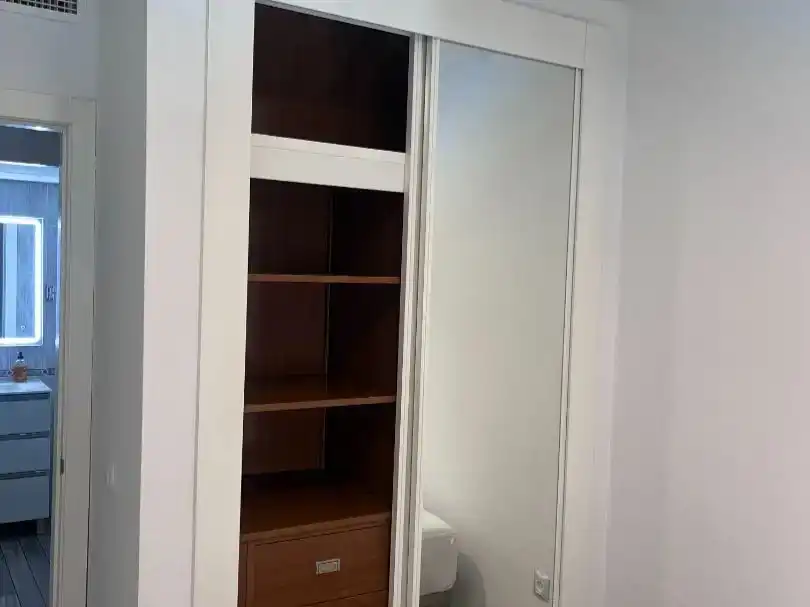Schlafzimmer von Wohnung zur Miete in Mérida mit Klimaanlage, Parkett und Schwimmbad