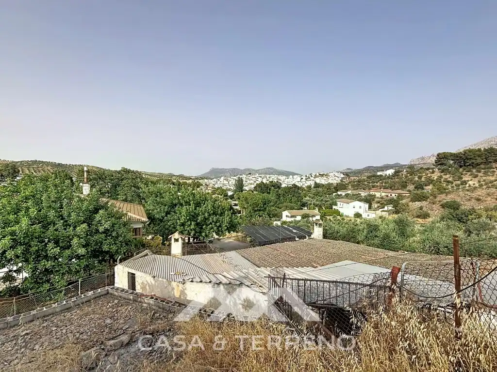 Vista exterior de Casa o xalet en venda en El Burgo amb Aire condicionat, Jardí privat i Moblat