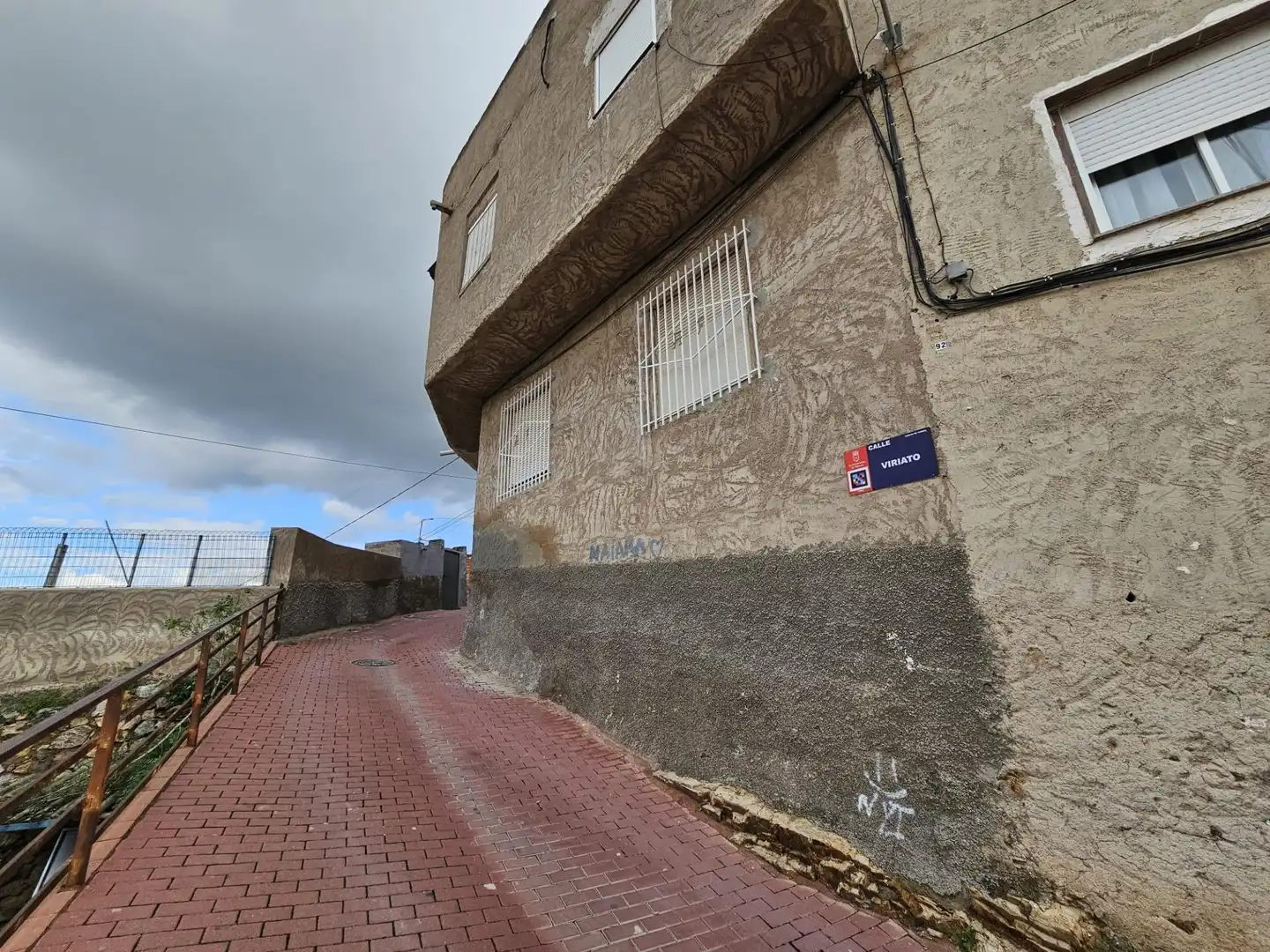 Vista exterior de Casa adosada en venda en Murcia