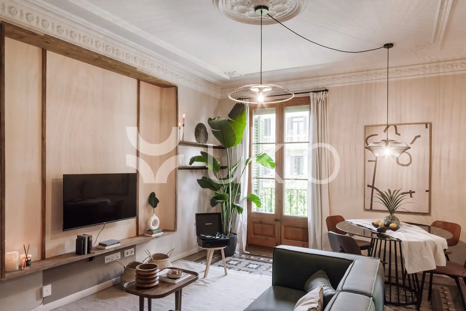 Appartement compact avec terrasse à louer à Carrer de València, imagen 3