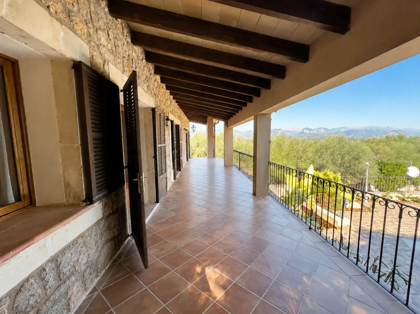 Terrace of Houses for rent in Santa Eugènia  with Air Conditioner, Heating and Private garden