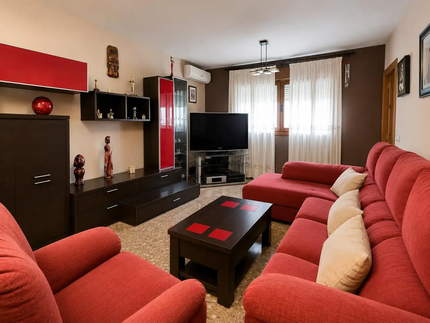 Sala de estar de Piso en venta en Málaga con Aire acondicionado, Calefacción y Jardín privado