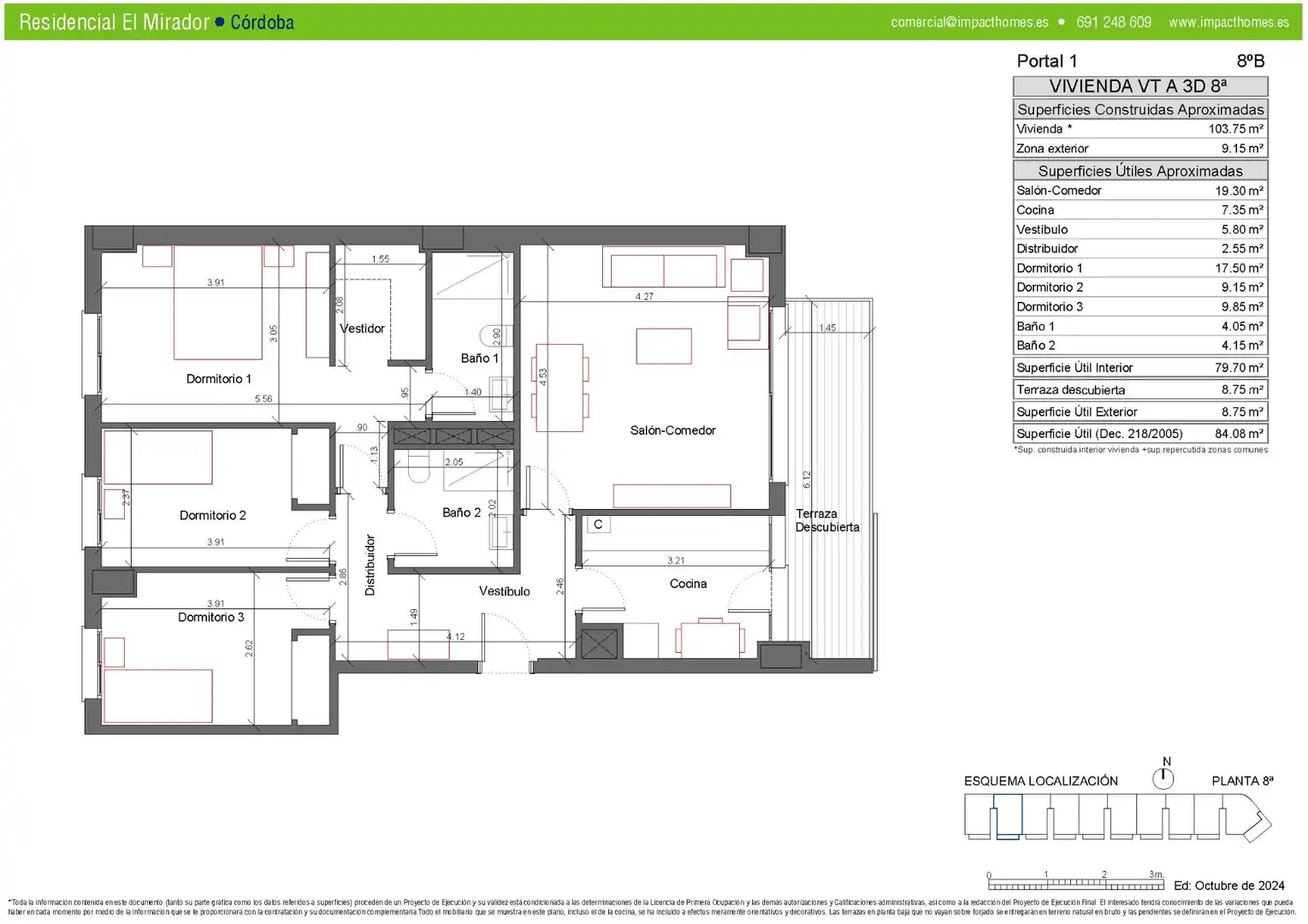 Wohnung mit Pool zum Verkauf in Norte-Sierra, imagen 8