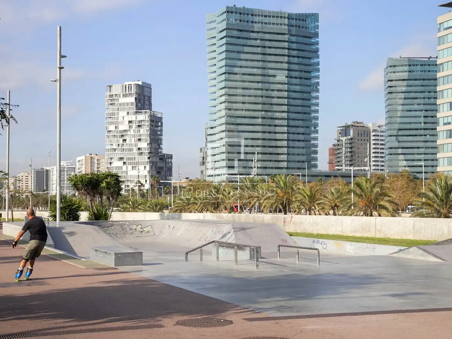 Terrasse von Dachboden zum Verkauf in Barcelona mit Klimaanlage, Heizung und Privatgarten