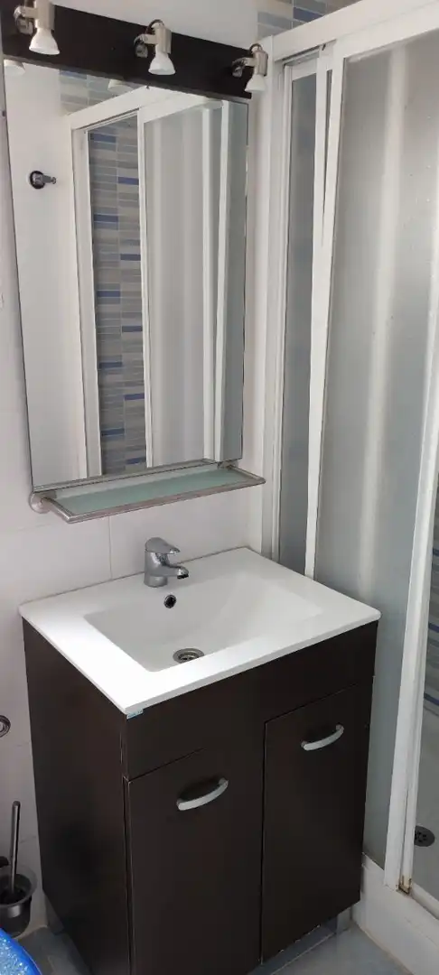 Baño de Piso de alquiler en Mazarrón con Calefacción, Amueblado y Horno
