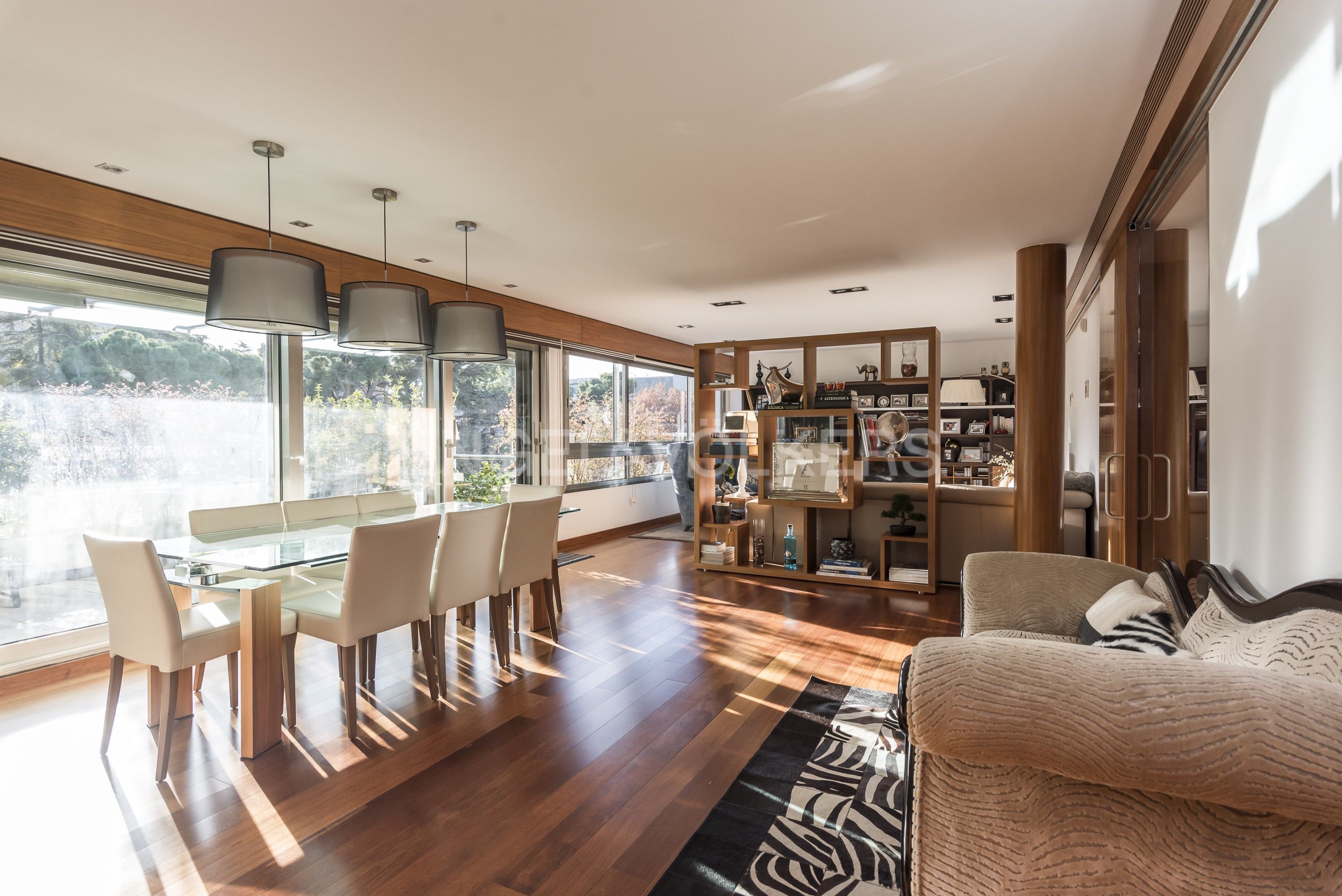 Sala d'estar de Apartament en venda en  Madrid Capital amb Aire condicionat, Calefacció i Terrassa