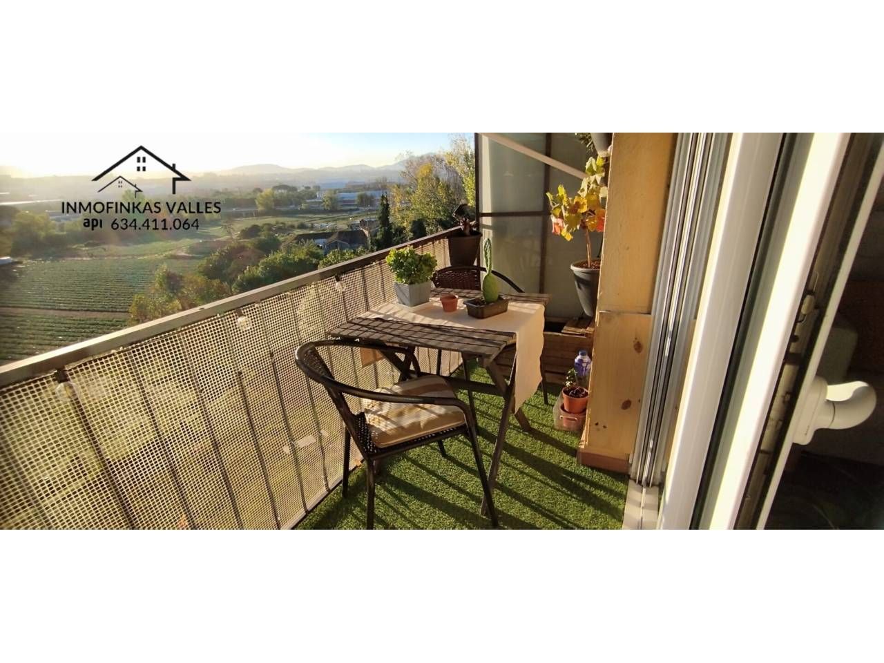 Terrassa de Pis en venda en Lliçà de Vall amb Calefacció, Moblat i Balcó