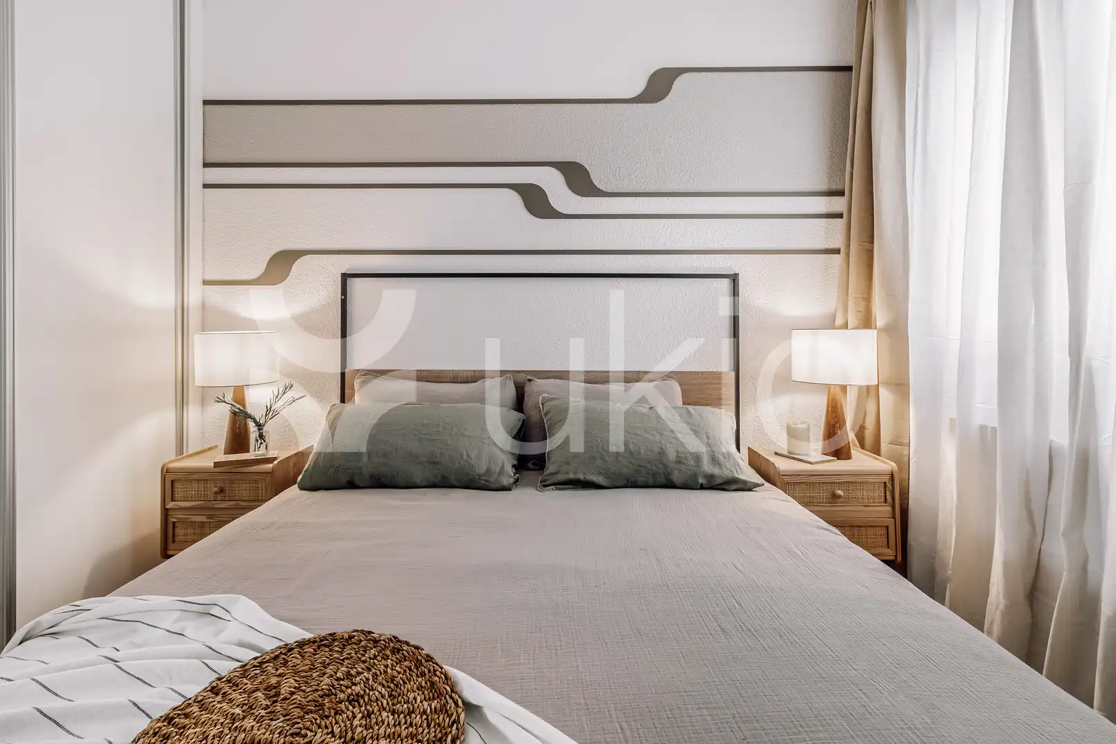 Habitación de Apartamento de alquiler en Madrid con Aire acondicionado, Calefacción y Amueblado