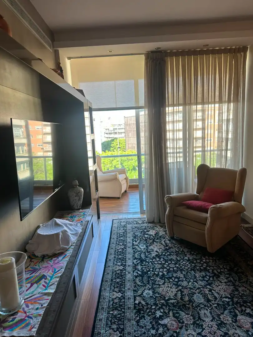 Sala de estar de Piso en venta en Barcelona con Aire acondicionado, Parquet y Terraza