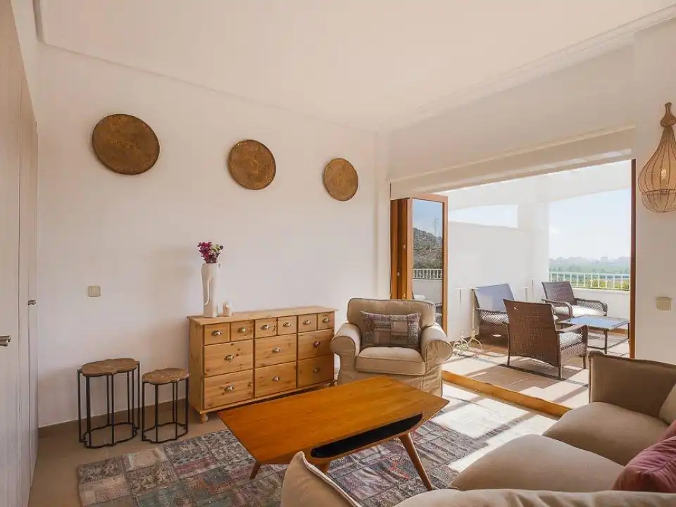 Sala d'estar de Àtic en venda en Xeresa amb Terrassa, Traster i Piscina comunitària