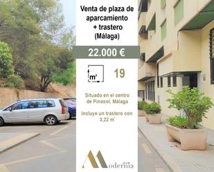 Vista exterior de Garatge en venda en Málaga Capital