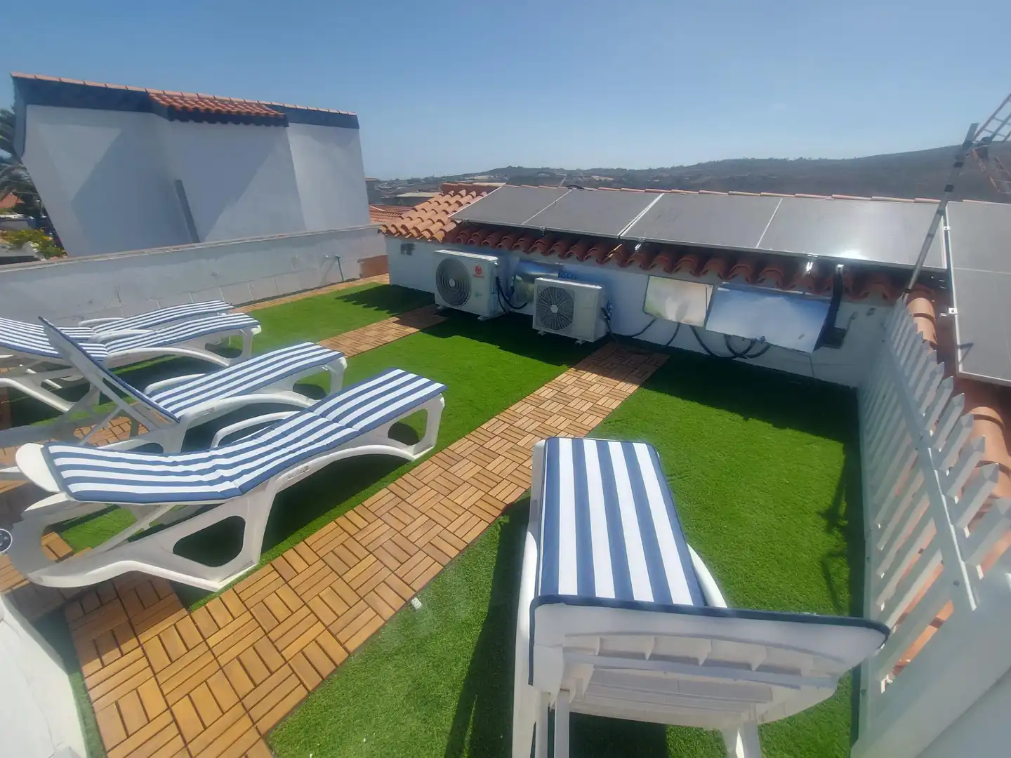 Terraza de Casa o chalet en venta en San Bartolomé de Tirajana con Aire acondicionado, Jardín privado y Terraza