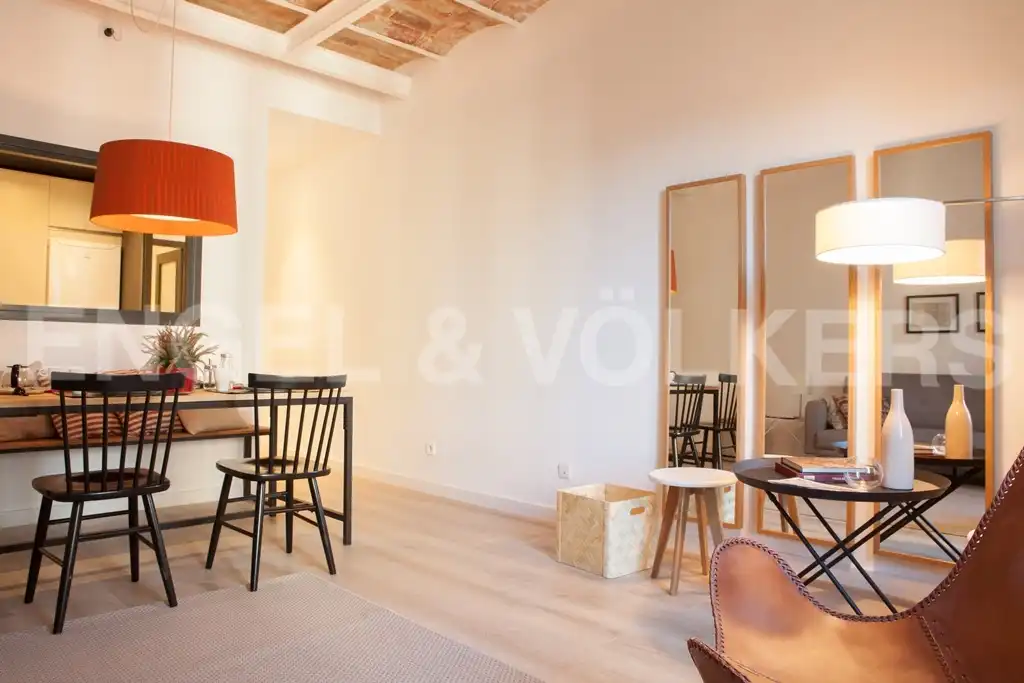 Living room of Flat for rent in Eixample