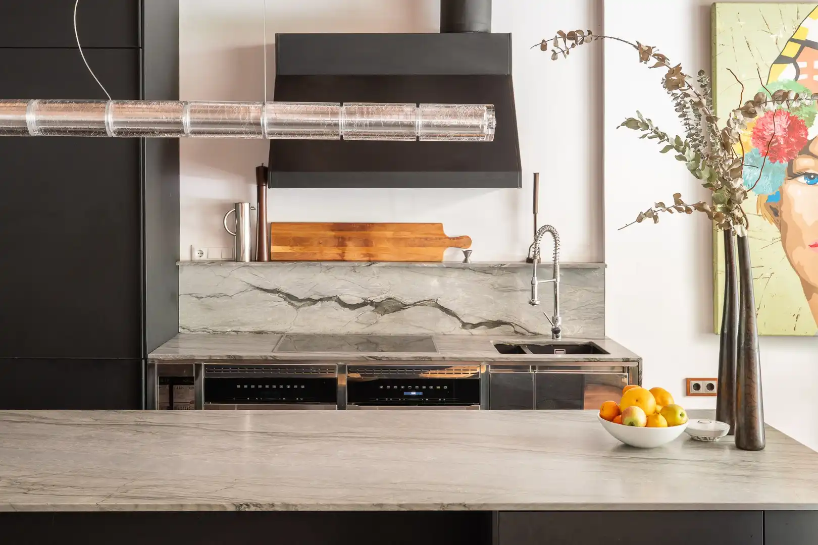 Cocina de Casa o chalet en venta en Barcelona con Aire acondicionado, Calefacción y Jardín privado
