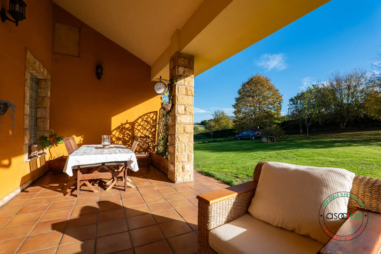 Jardí de Casa o xalet en venda en Gijón  amb Calefacció, Parquet i Terrassa