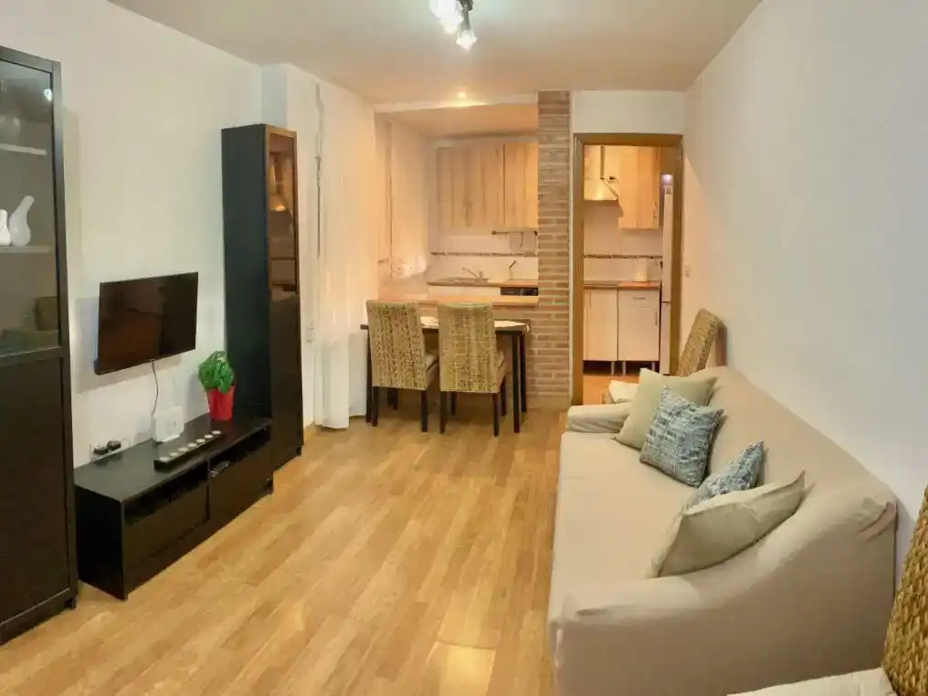 Wohnzimmer von Wohnung zur Miete in  Madrid Capital