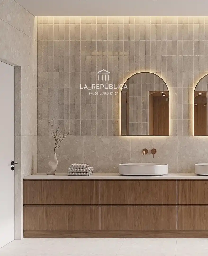 Baño de Casa o chalet en venta en Mataró con Aire acondicionado, Calefacción y Jardín privado
