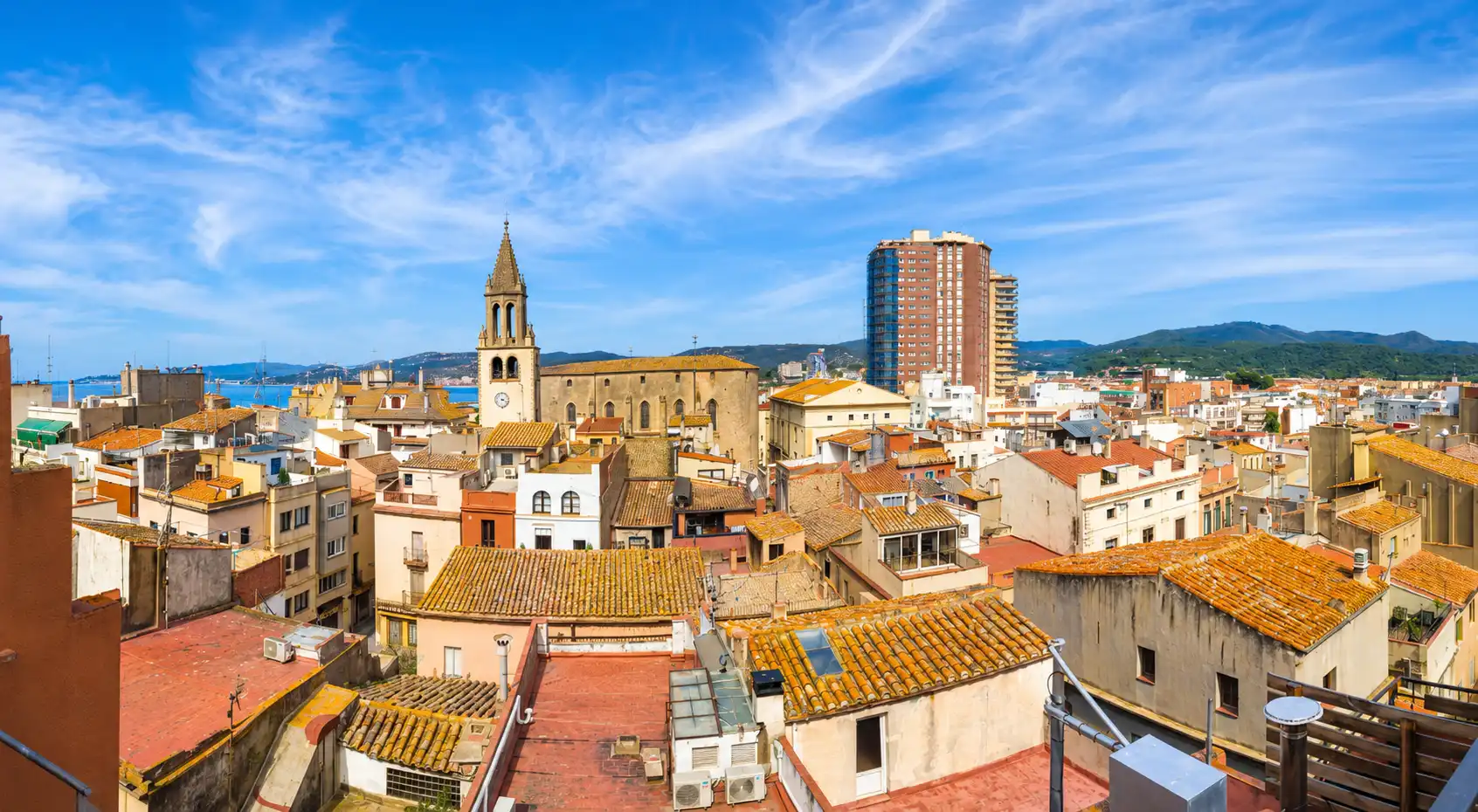 Exterior view of Flat for sale in Palamós  with Air Conditioner, Parquet flooring and Furnished
