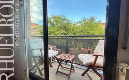 Balcony of Flat for sale in Mataró  with Air Conditioner, Heating and Parquet flooring