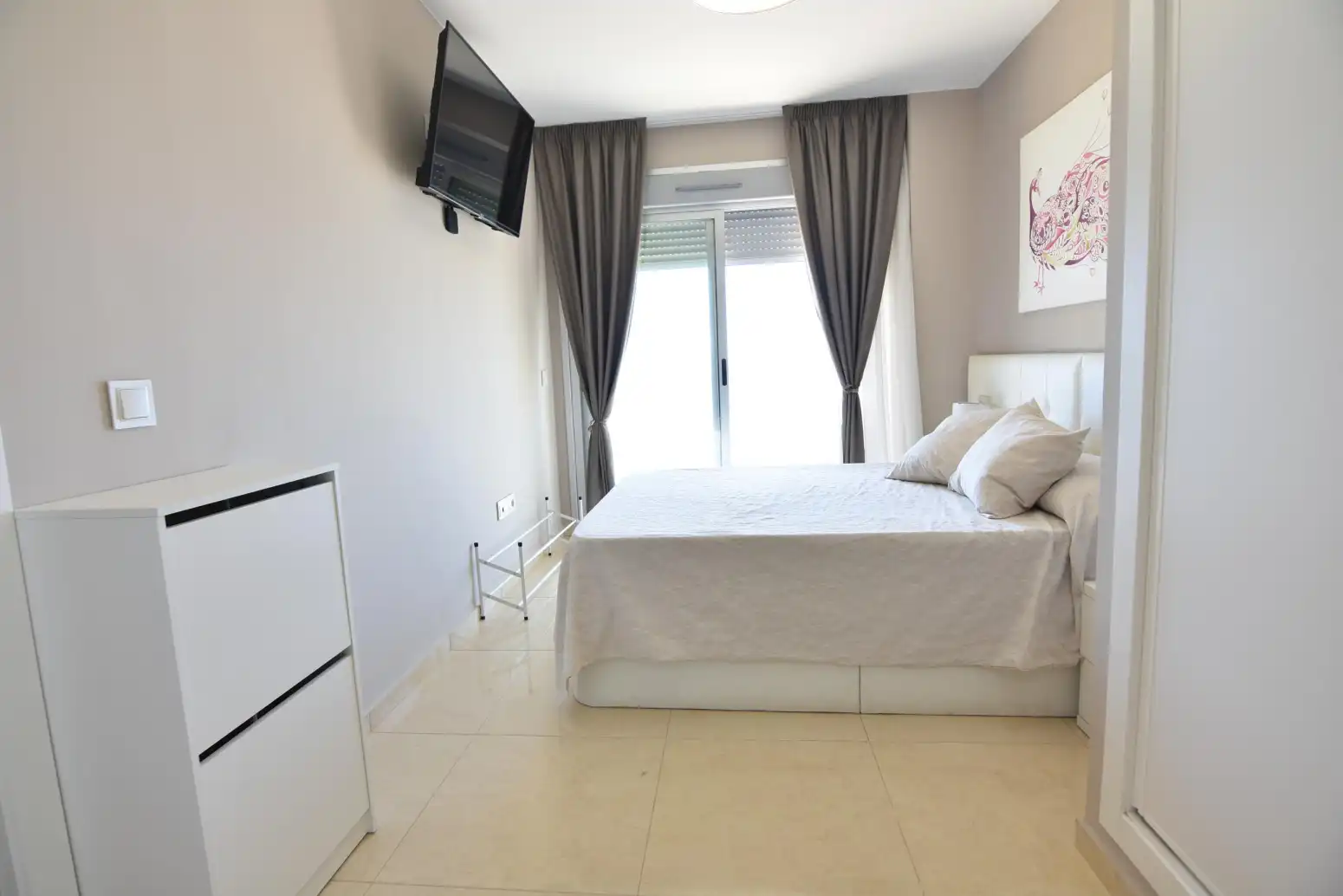 Bedroom of Flat for sale in Oropesa del Mar / Orpesa  with Air Conditioner, Heating and Private garden