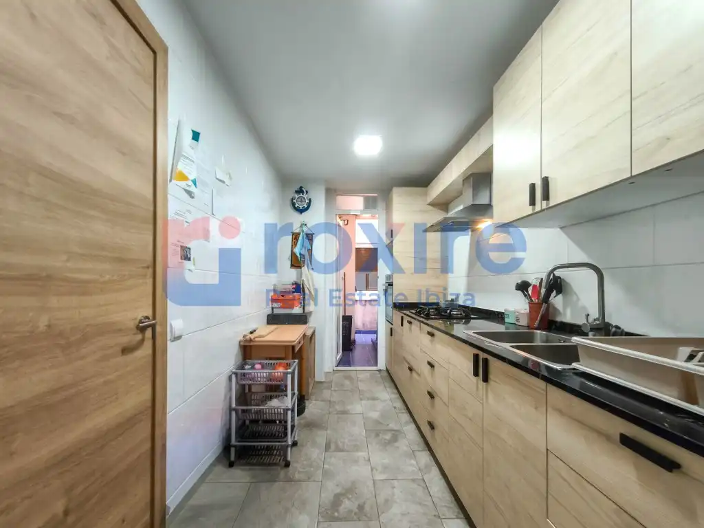 Küche von Wohnung zur Miete in Eivissa mit Terrasse, Möbliert und Ofen