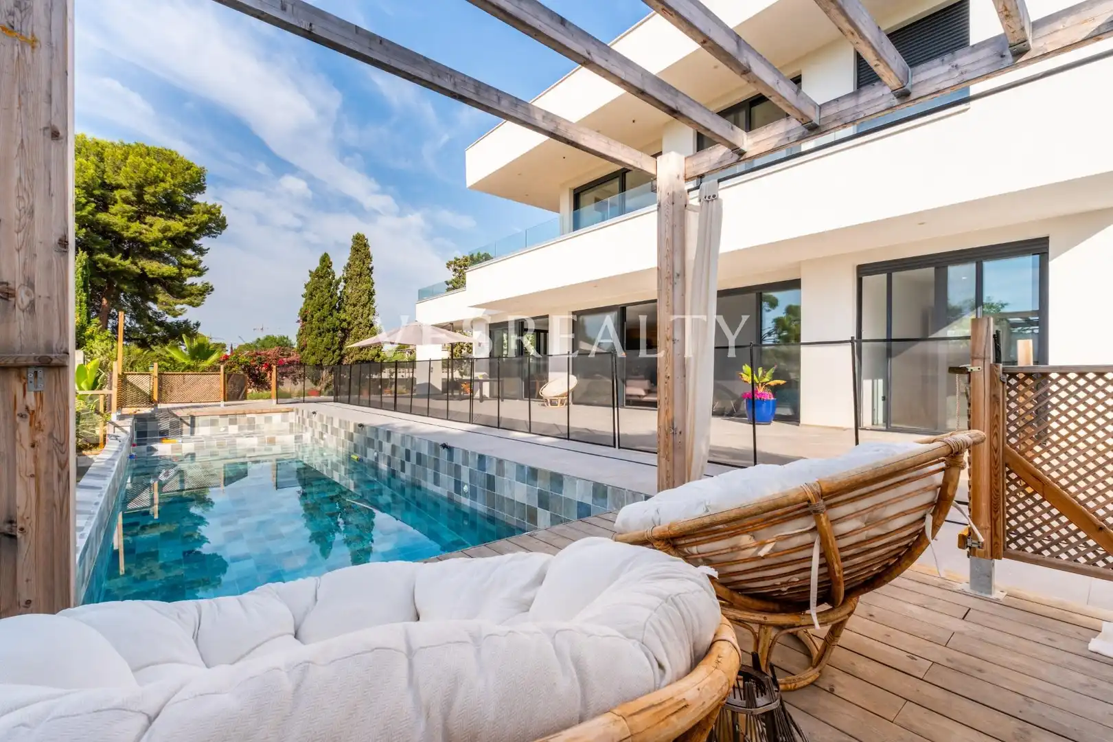 Terraza de Casa o chalet de alquiler en Alicante / Alacant con Aire acondicionado, Calefacción y Terraza