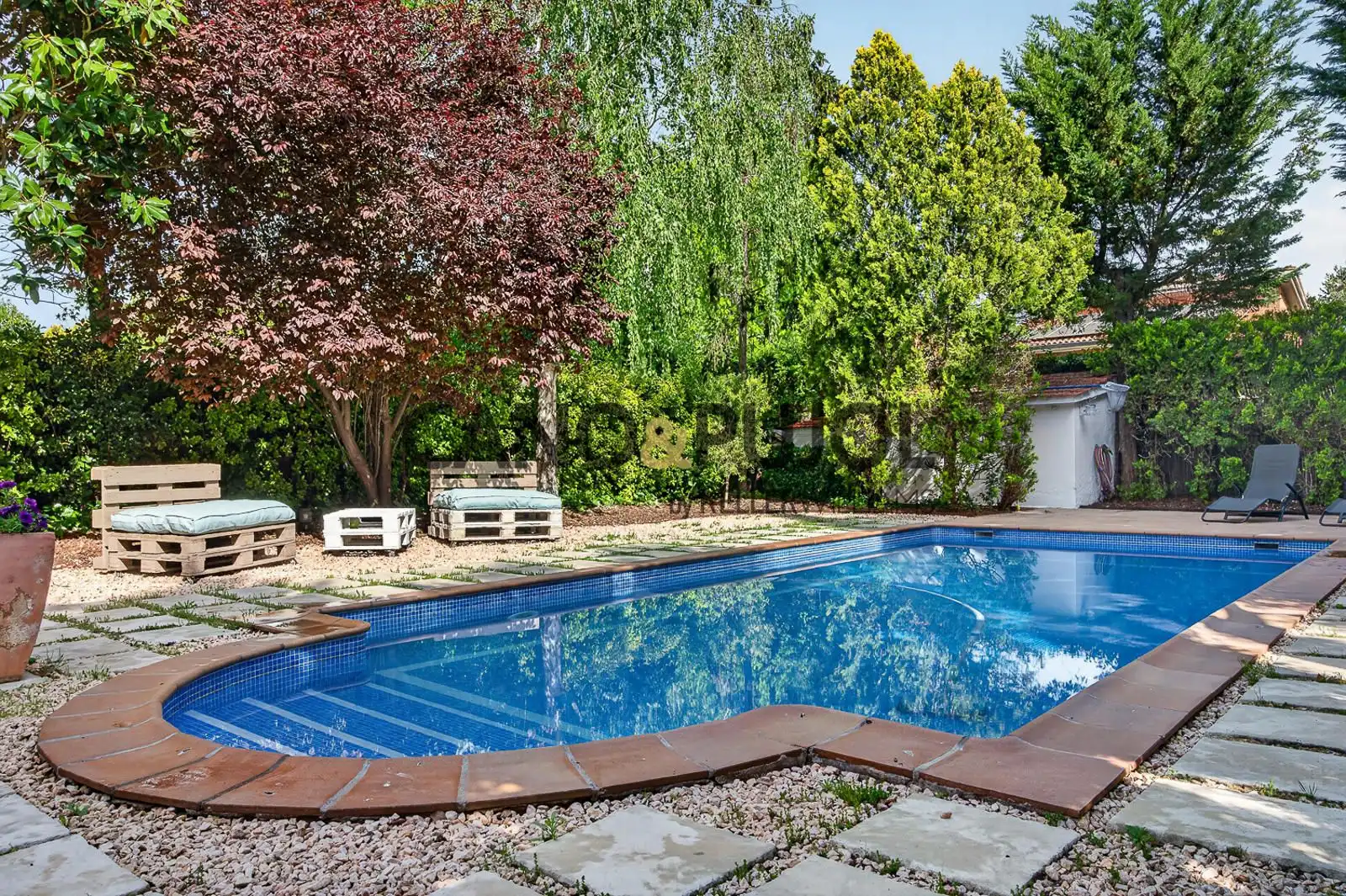 Piscina de Casa o xalet en venda en Sant Cugat del Vallès amb Aire condicionat, Calefacció i Terrassa