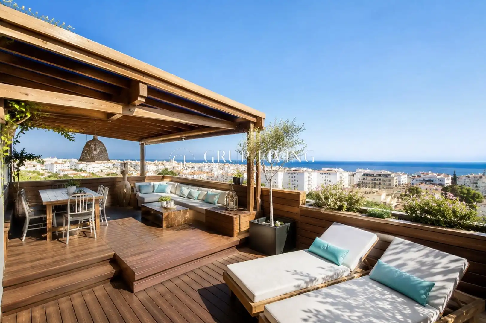 Terraza de Piso en venta en Sitges con Calefacción, Jardín privado y Terraza
