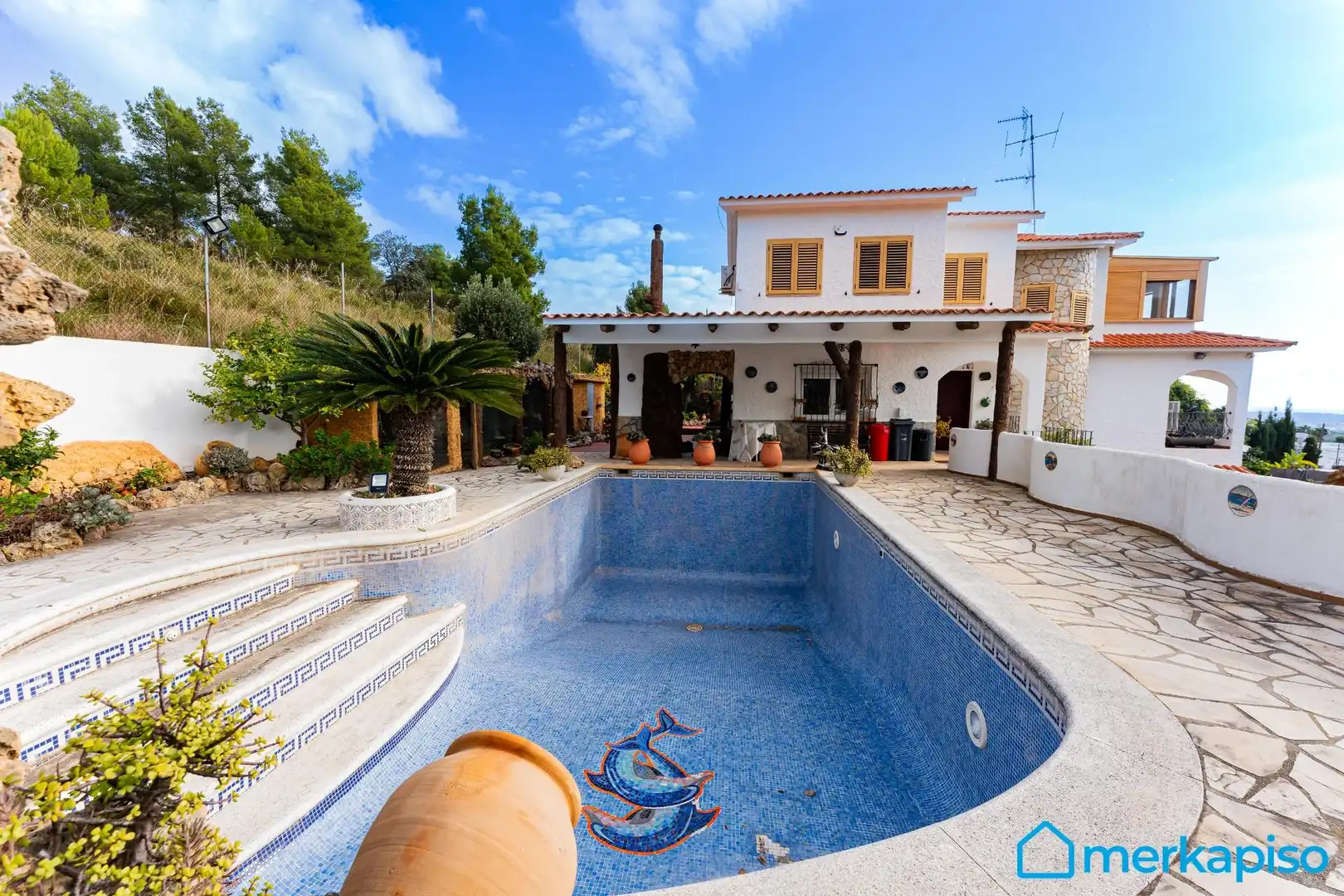Swimming pool of Country homes for sale in Gavà  with Heating, Private garden and Swimming Pool