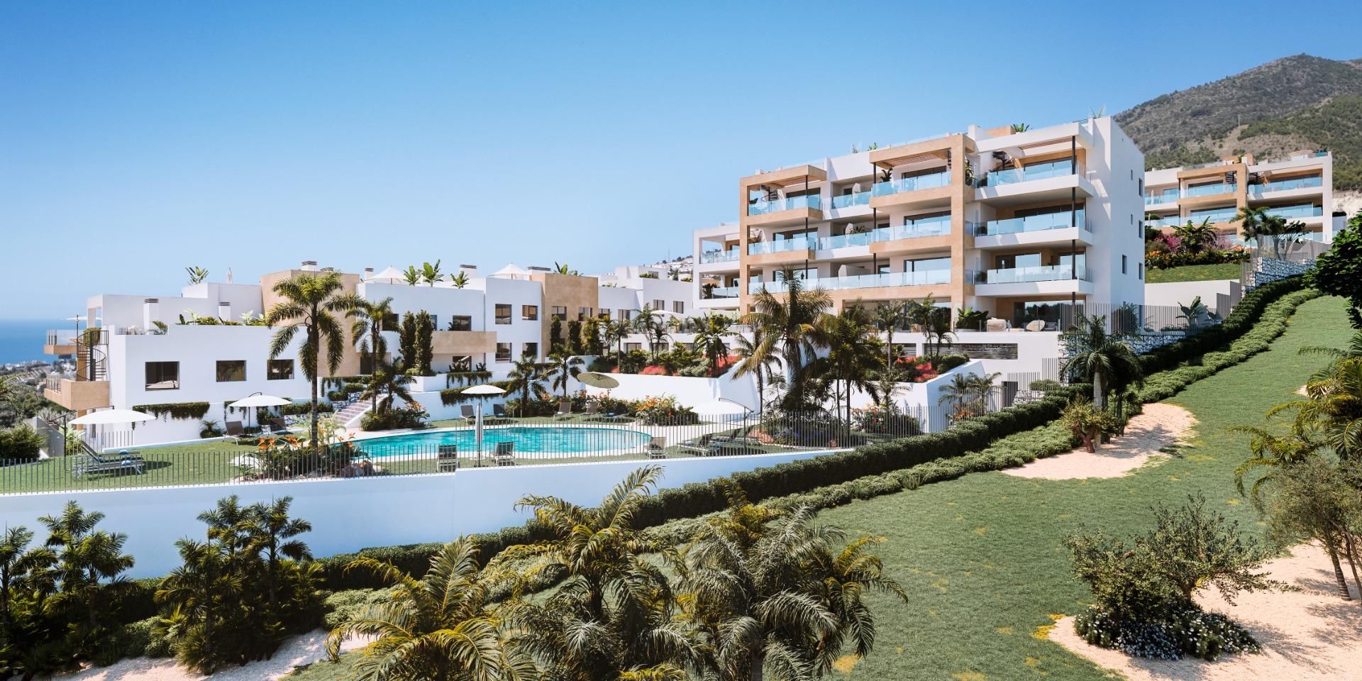 Exterior view of Planta baja for sale in Benalmádena  with Air Conditioner, Heating and Terrace