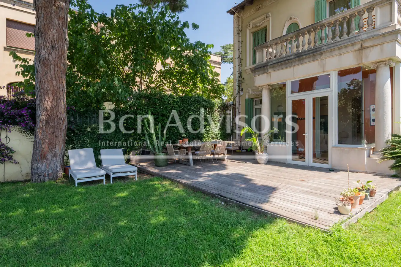 Terrassa de Casa o xalet de lloguer en Barcelona amb Aire condicionat, Calefacció i Jardí privat