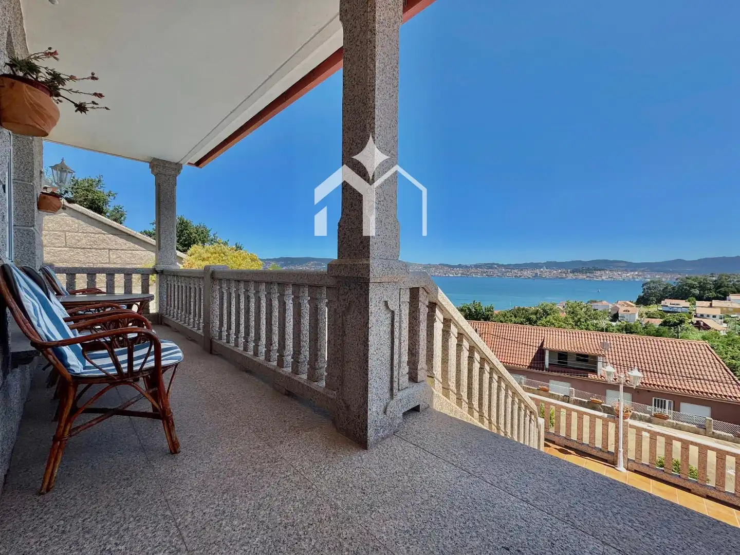Terrace of Houses for sale in Moaña  with Heating, Parquet flooring and Terrace