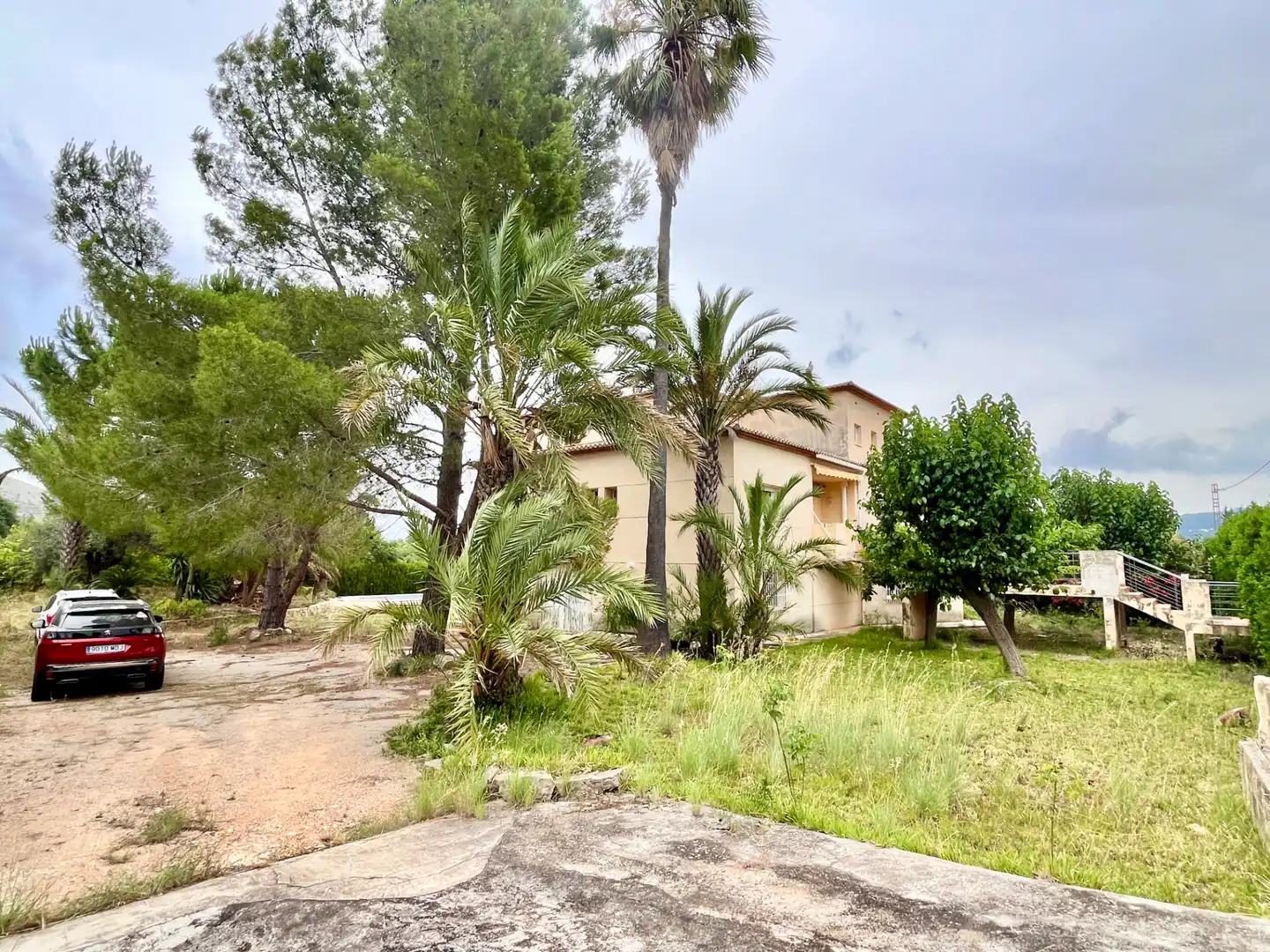 Vista exterior de Casa o xalet en venda en El Ràfol d'Almúnia amb Calefacció, Jardí privat i Terrassa
