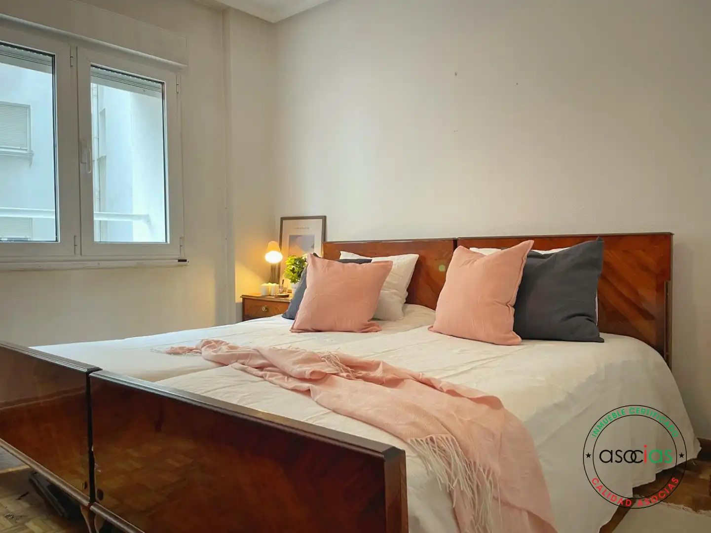 Schlafzimmer von Wohnung zum Verkauf in Gijón  mit Heizung und Balkon