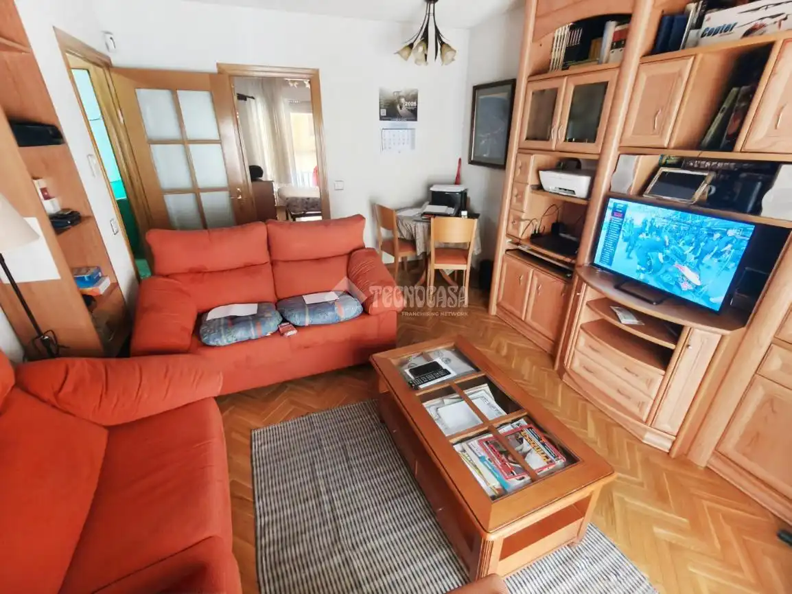 Wohnzimmer von Wohnung zum Verkauf in Madrid mit Klimaanlage, Heizung und Terrasse