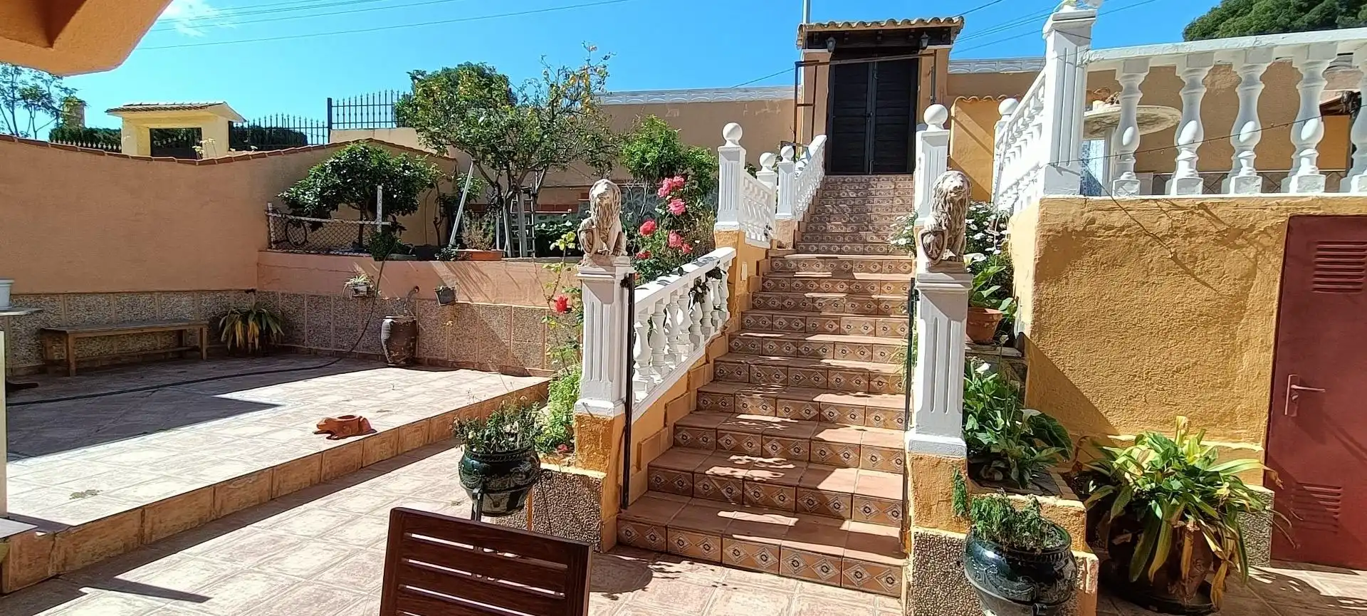 Terraza de Casa o chalet en venta en La Nucia con Aire acondicionado, Jardín privado y Terraza