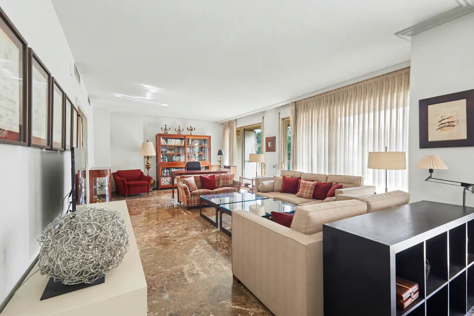 Sala de estar de Piso en venta en Barcelona con Aire acondicionado, Calefacción y Parquet