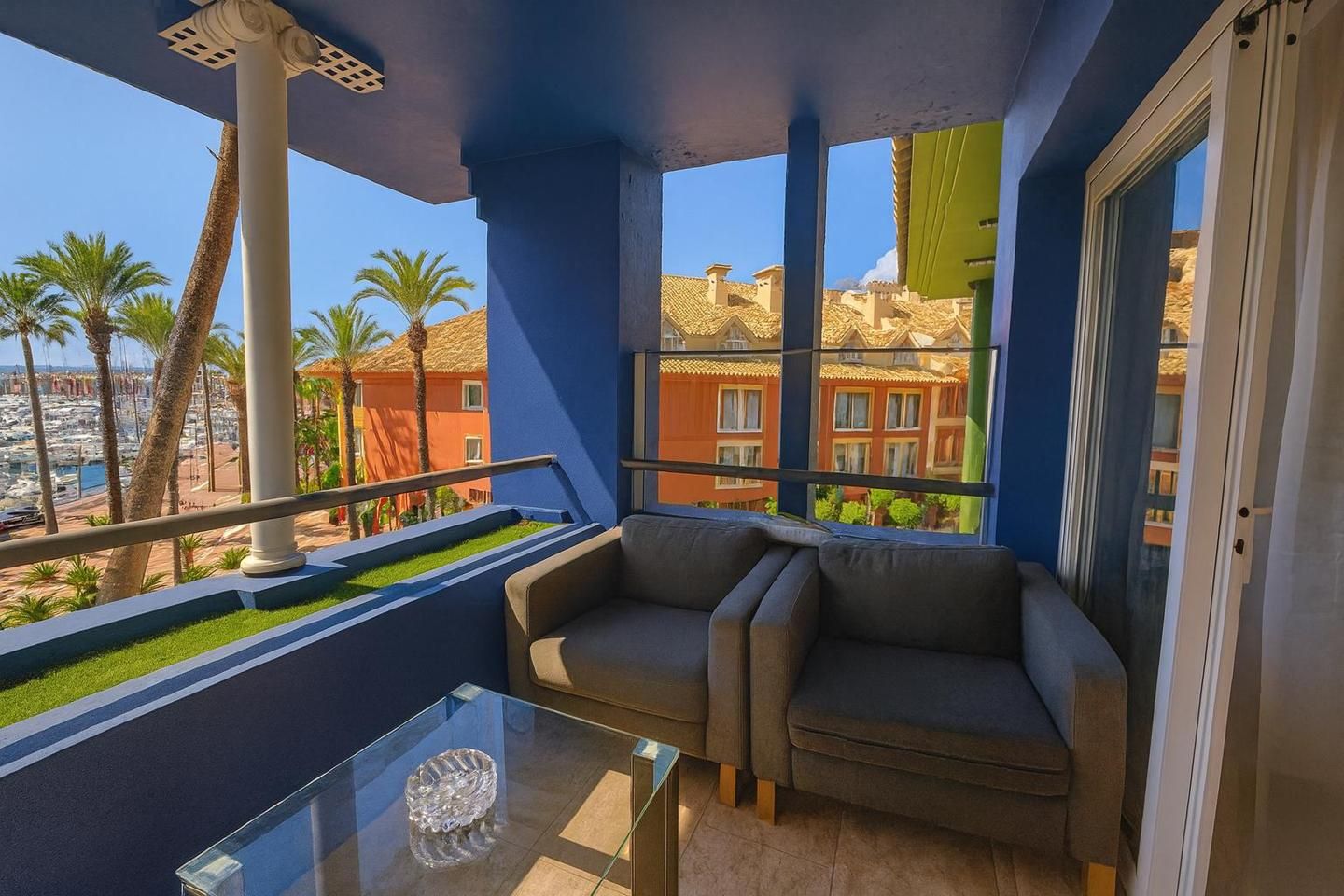 Terraza de Apartamento en venta en Sotogrande con Aire acondicionado, Calefacción y Parquet