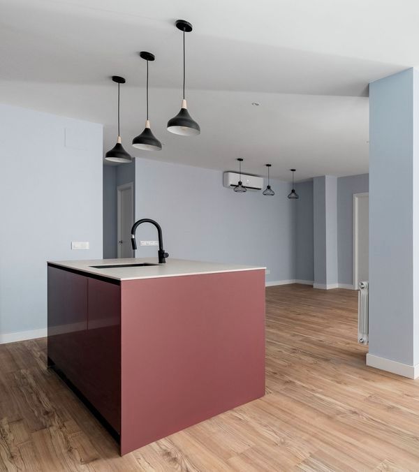 Kitchen of Flat for sale in  Madrid Capital  with Air Conditioner and Heating