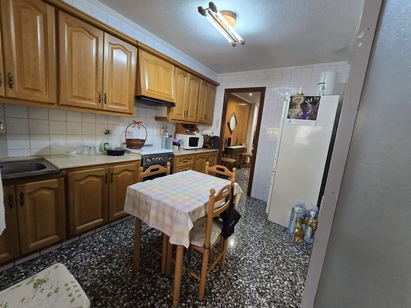 Kitchen of Flat for sale in Elche / Elx  with Air Conditioner and Balcony