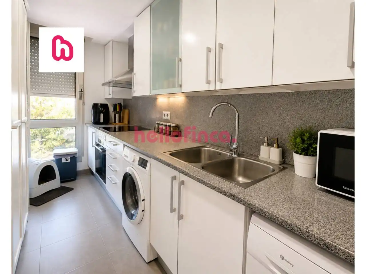 Kitchen of Flat for sale in Capellades  with Air Conditioner, Heating and Parquet flooring