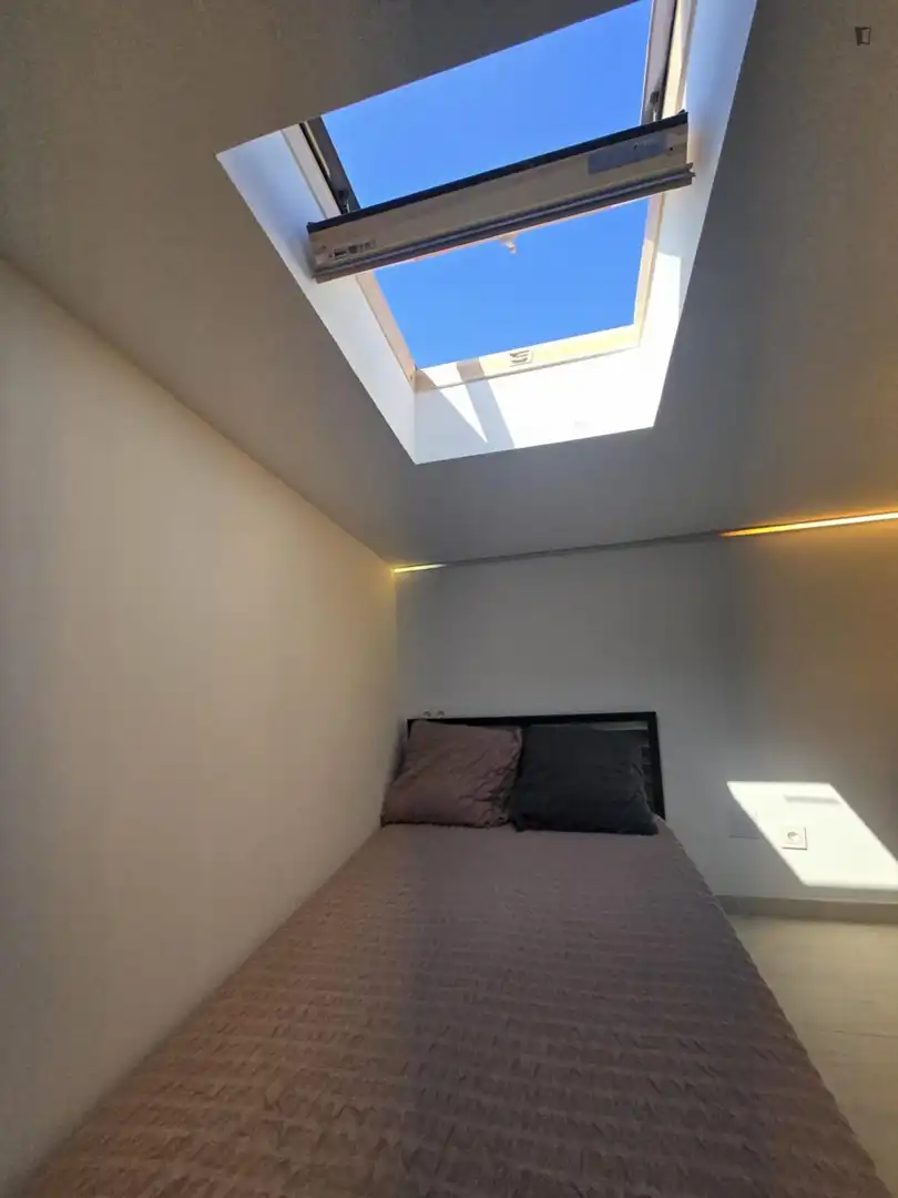Schlafzimmer von Haus oder Chalet zur Miete in Madrid mit Klimaanlage, Möbliert und Waschmaschine