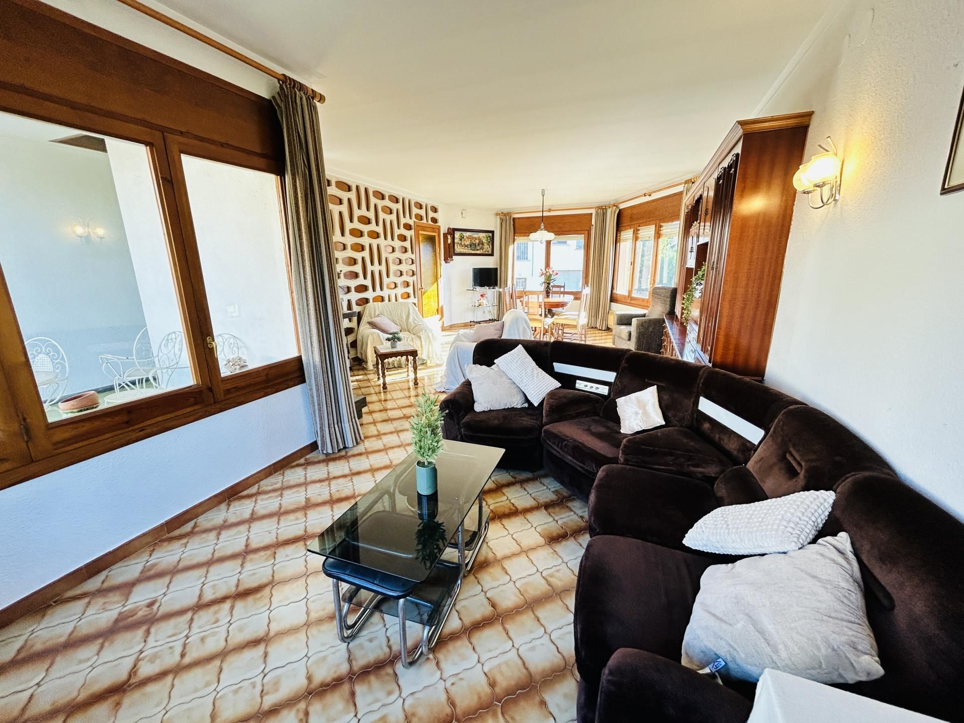 Sala d'estar de Casa o xalet en venda en Folgueroles amb Calefacció i Jardí privat