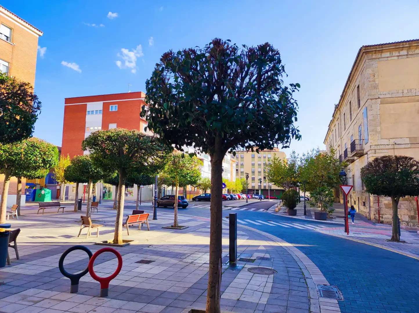 Exterior view of Flat for rent in Palencia  with Heating, Parquet flooring and Terrace